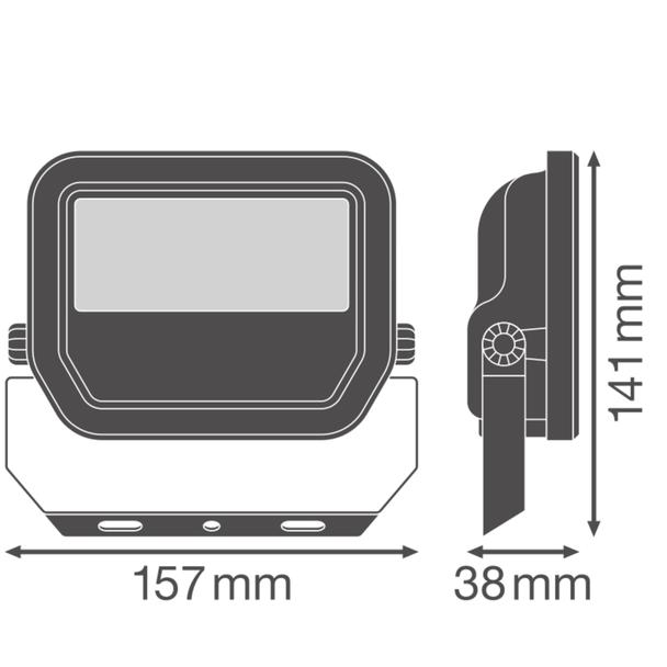FL 20 P 17W 2K4LM 830 PS SY100 BK  LEDV