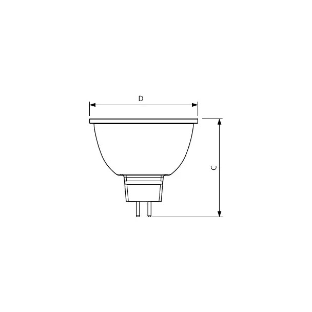 Żarówka LED ściemnialna 7,5W=50W 621lm 2700K barwa ciepła LEDspotLV D 7,5-50W 927 MR16 24st. 5 lat g 9,29002E+11 PHILIPS
