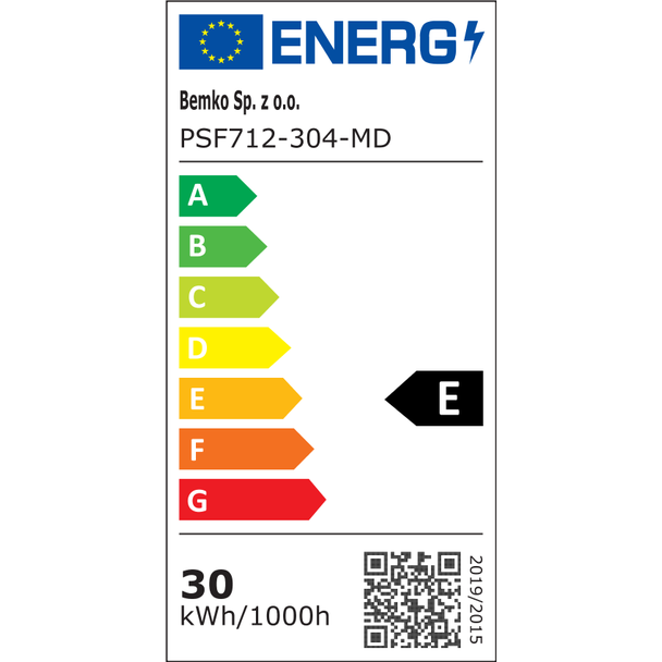 PLAFONIERA LED 30W 4000K 3500LM IP66 KWADRAT Z CZ. MIKR. Z FUNKCJĄ PÓŁCIENIA C36-PSF712-304-MD BEMKO