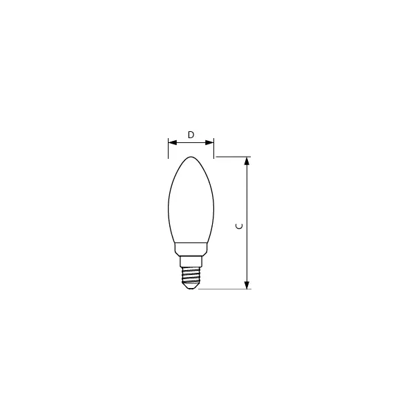 Żarówka LED świeczka 5,9W=60W 806lm 2700K 5,9-60W E14 927 B35 5 lat gw. 9,29003E+11 PHILIPS