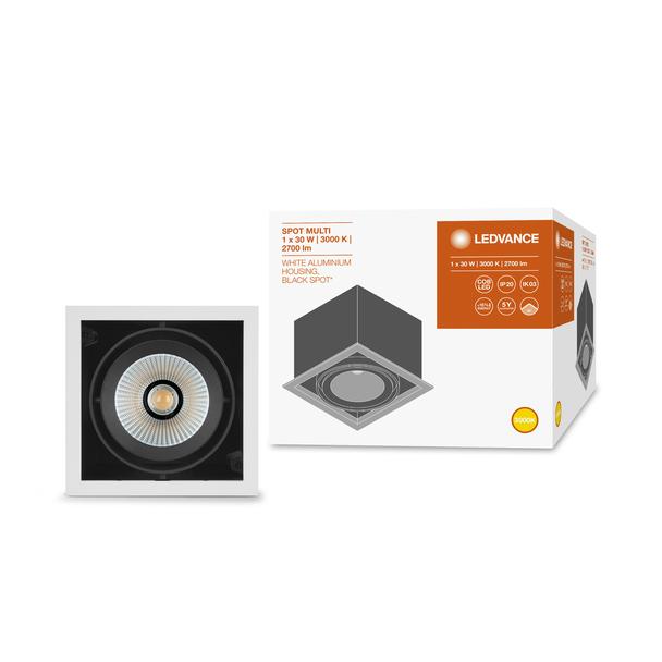 Oprawa SPOT MULTI 1x30W 3000K FL WT BK