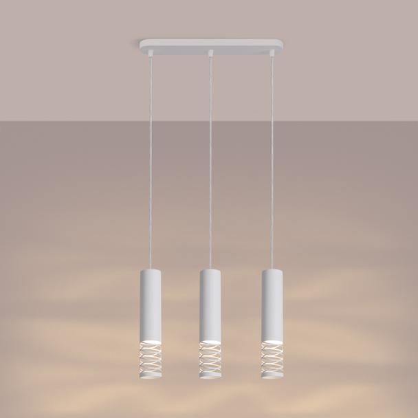 Sollux Lampa wisząca LAMI 3L biały