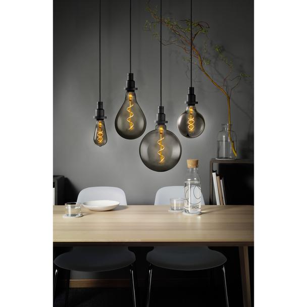 Lampa LED Vintage 1906 CL GLOBE125 Filament szkło przezroczyste SMOKE 15 non-dim 5W 818 E27