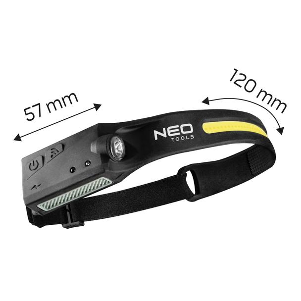 Latarka czołowa czołówka pasek LED belt 2w1 NEO GTX 99-097 GTX Poland