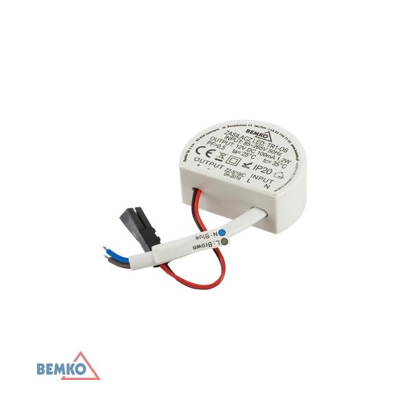 ZASILACZ DO OPRAW SCHODOWYCH STEPPER 1,2W 12CDC 100mA C47-TR1-OS BEMKO