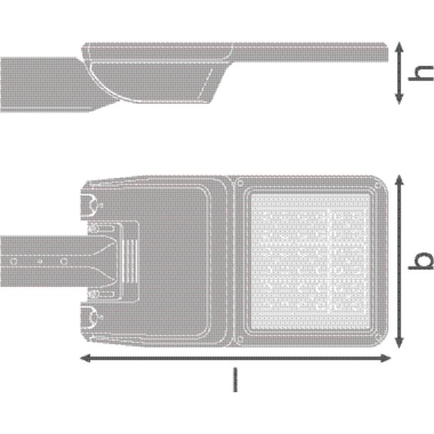 Oprawa uliczna STREETLIGHT FLEX SMALL 25W 727 RV25ST ALW