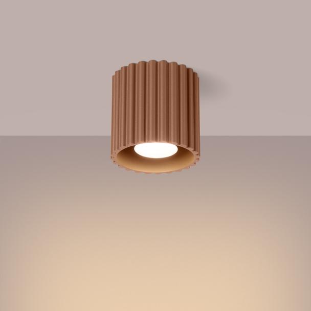 SOLLUX Plafon AURA 1 mocca GU10 ; SL.1804