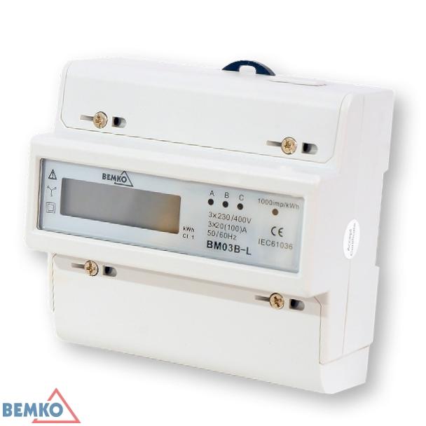 WSKAŻNIK ENERGII 3 FAZOWY 20 (100)A A30-BM03B-L BEMKO