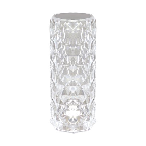 Lampka stołowa LED HOLI LED CRYSTAL przezroczysta zimna/ciepła biel 04402 IDEUS