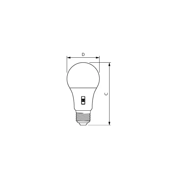 Żarówka LED ściemnialna 8W=60W 806lm 2700/3000/4000/5000/6500K kulka 8-60W A60 E27 5CCT Plastik mato 9,29004E+11 PHILIPS