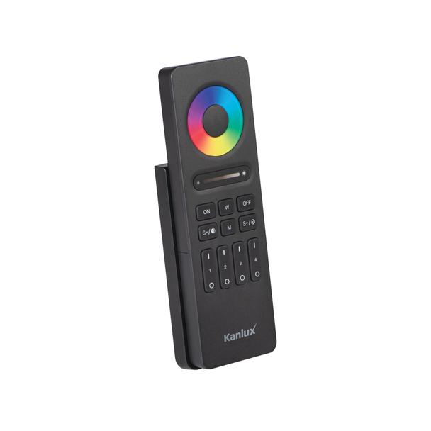 REMOTE 4 RGBW/CCT-B Pilot do taśm LED REMOTE 4 RGBW/CCT-B czarny czterostrefowy 22135 KANLUX