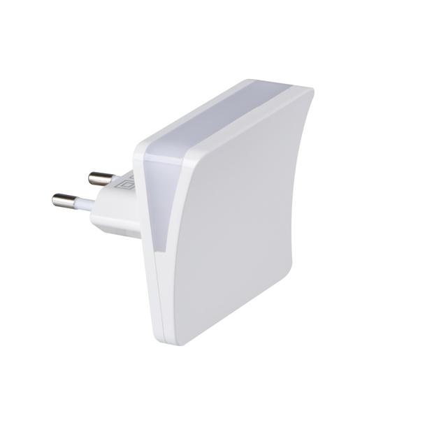 HOFI LED WW W Lampka wtykowa LED HOFI LED WW W 0,28W barwa ciepłobiała3000K biały z czujnikiem zmier 37393 KANLUX