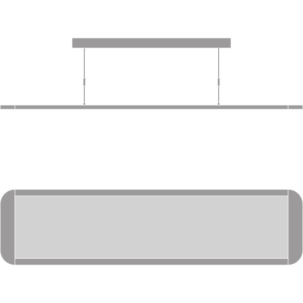 Oprawa z bezpośrednim i pośrednim rozsyłem światła PANEL LED D/I 1200 36W 3000K UGR19