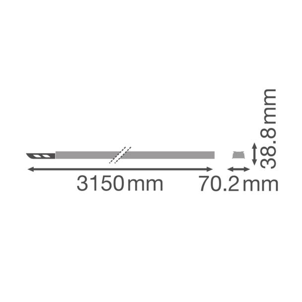 Oprawa TRUSYS FLEX P RAIL 3000 8P WT