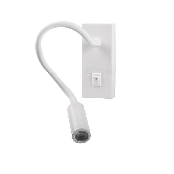 Oprawa ścienna biała LED TONIL II LED B kinkiet 3,3W 145lm 3000K barwa ciepła 32523 KANLUX