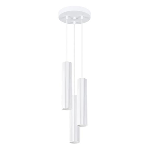 Sollux Lampa wisząca KARBON 3P biały SL.1538