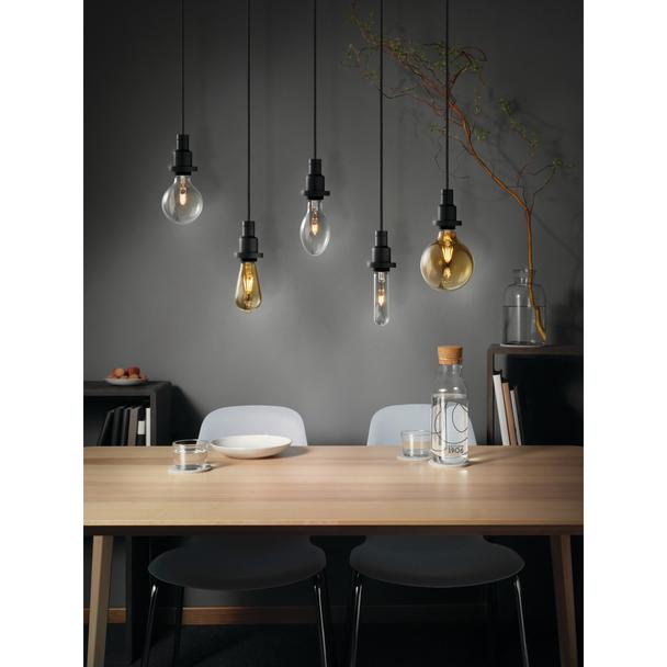 Lampa LED Vintage 1906 dim CL GLOBE125 Filament szkło przezroczyste GOLD 55 dim 7W 825 E27