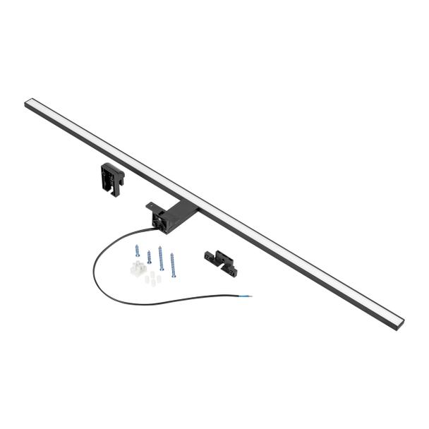 NORTES LED 18W, lampa nad lustro, 1600lm, 4000K, dł. 100 cm, aluminium, czarna AD-OM-6209L4/B ORNO
