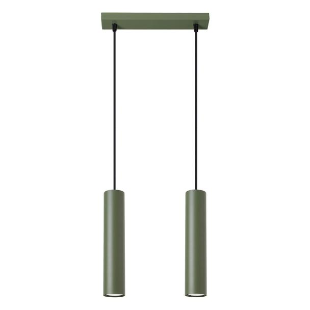 Sollux Lampa wisząca LAGOS 2 zielona oliwka SL.1485