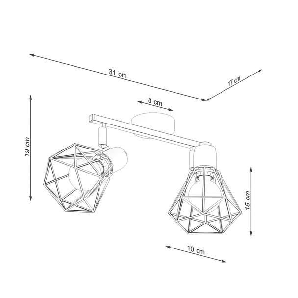 Sollux Plafon ARTEMIS 2 biały SL.1103