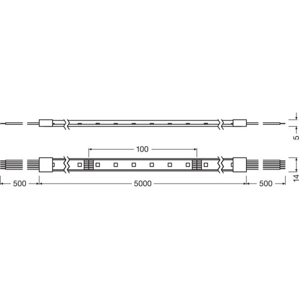 Pasek LED Performance LS PFM-1000/RGBW/865/5/IP66