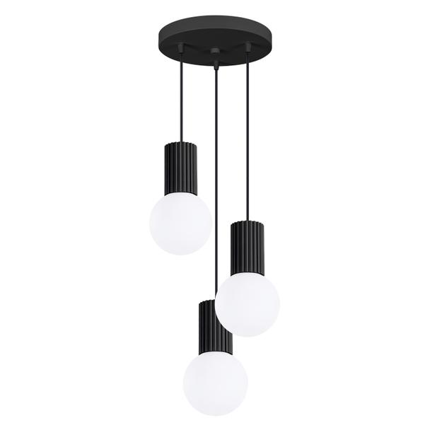 Lampa wisząca HALO 3P czarna