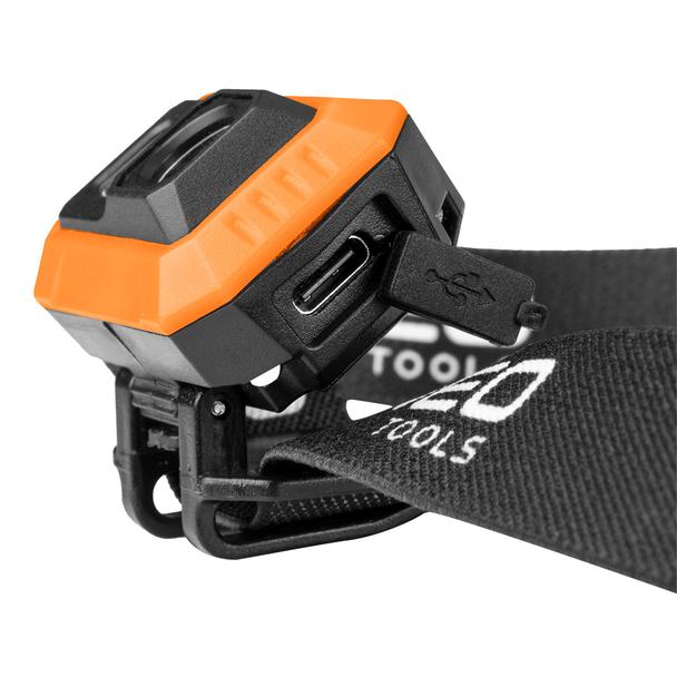 Latarka czołowa akumulatorowa 500 lm USB COB LED NEO TOOLS GTX 99-115 GTX Poland