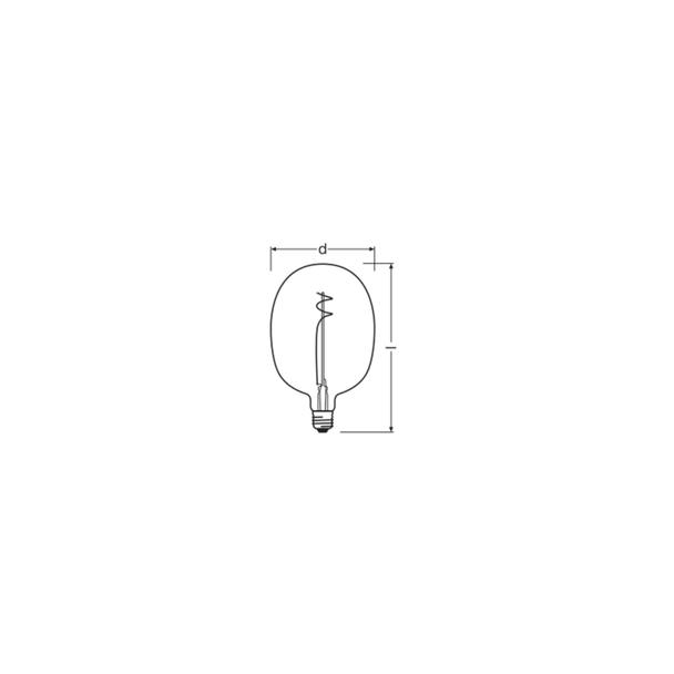 Lampa LED Vintage 1906 BALLON dim 30 4,8W/827 E27