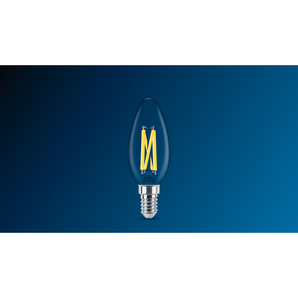 Żarówka LED ściemnialna Kulka 3,4W=40W 470lm / 2200K/2700K LEDLusterDT 3,4-40W E14 927 P45 5 lat gw. 9,29003E+11 PHILIPS