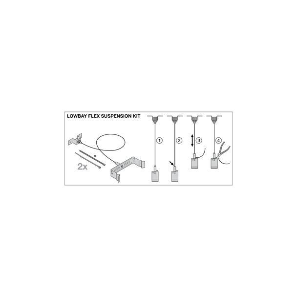 Oprawa LOW BAY FLEX SUSPENSION KIT