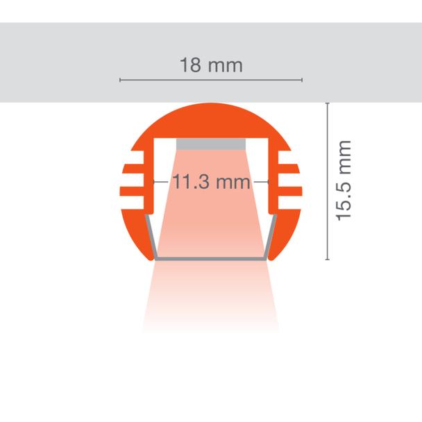 Profil LS AY-PM02/R/18X15,5/10/1