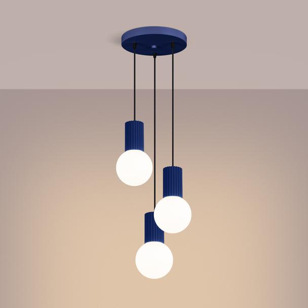 Lampa wisząca HALO 3P ultramaryna
