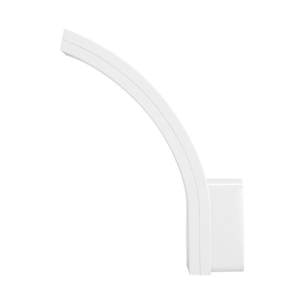 PIRYT LED 10W, oprawa ogrodowa 800lm, IP54, 4000K, biała AD-OP-6109WLPM4 ORNO