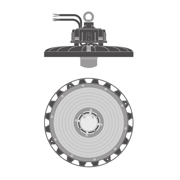 Oprawa HIGH BAY SENSOR 93W 4000K 110DEG IP65