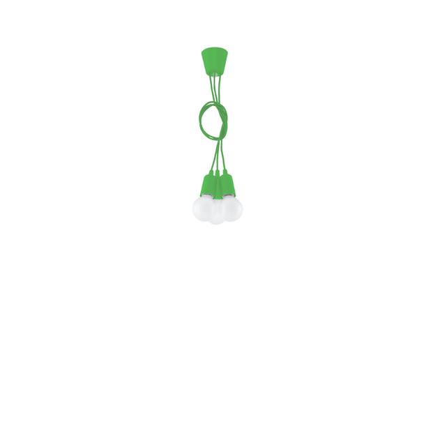 Sollux Lampa wisząca DIEGO 3 zielony SL.0582