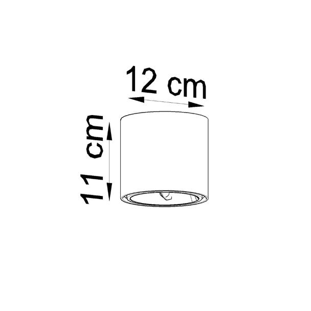 Sollux Plafon TIUBE biały SL.0695
