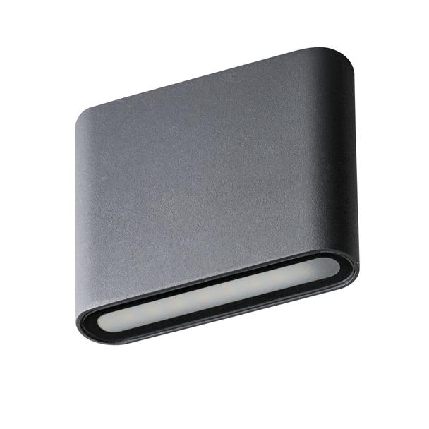 Oprawa elewacyjna GARTO LED EL 8W-GR 300lm 4000K barwa neutralna IP54 Grafitowy 29270 KANLUX