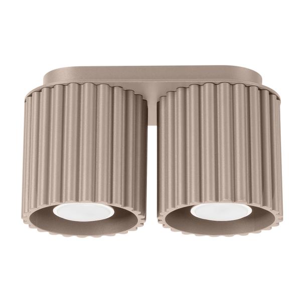 SOLLUX Plafon AURA 2 taupe GU10 ; SL.1815