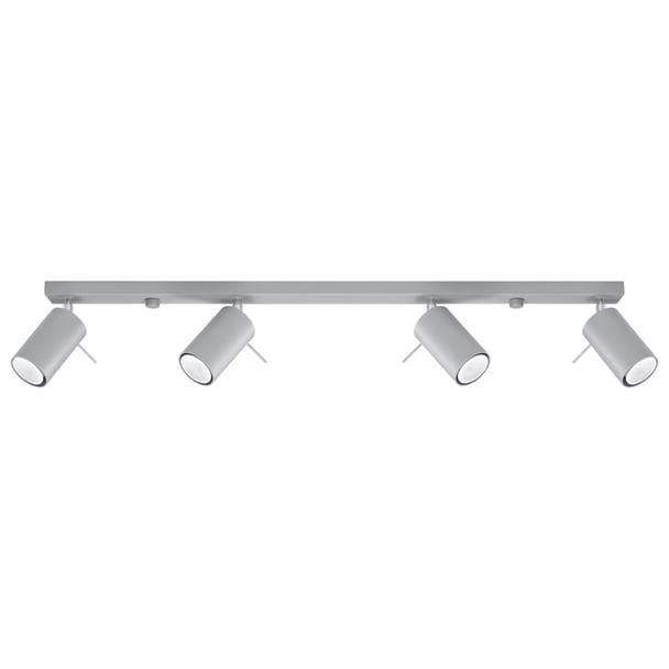 Sollux Plafon RING 4L szary SL.0453