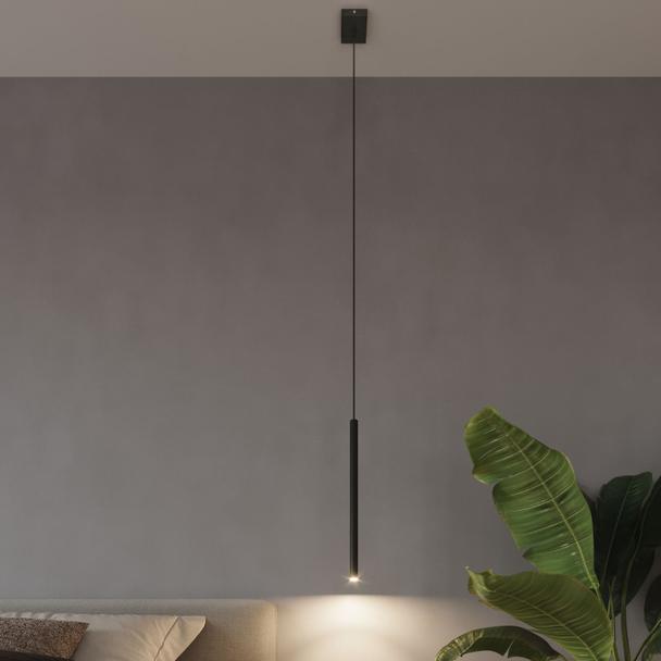 Sollux Lampa wisząca PASTELO 1 czarna SL.0469