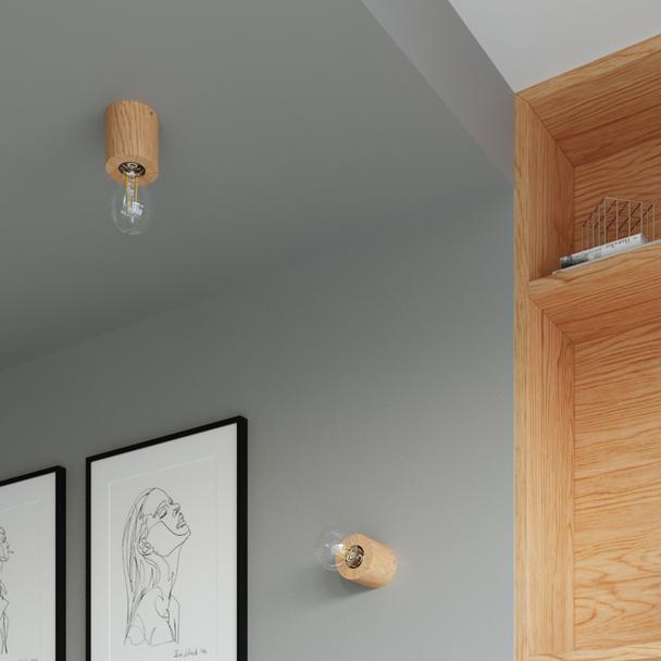 Sollux Lampa biurkowa SALGADO naturalne drewno SL.0674