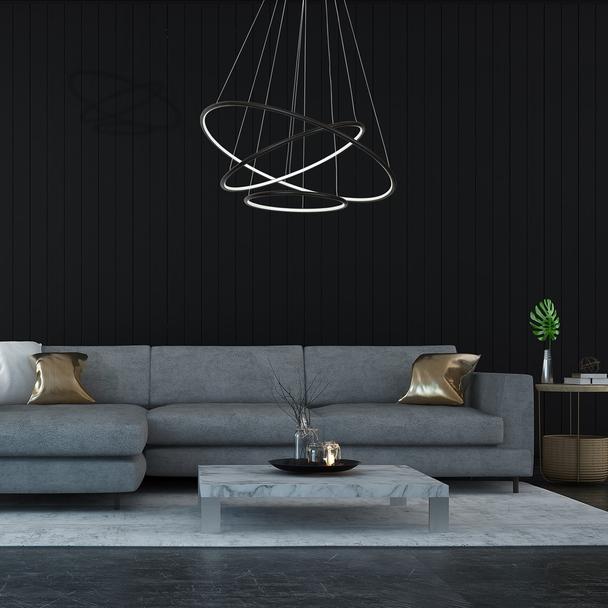 lampa wisząca LED Orion Black 99W 6930lm 3000K ML509 Milagro