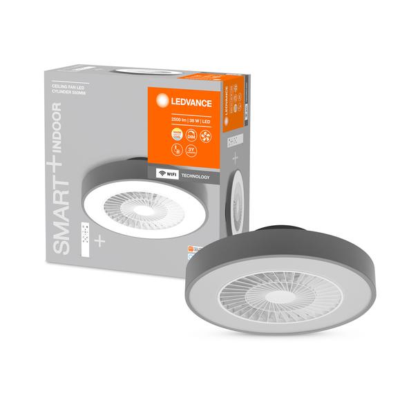 Oprawa SMART+ WIFI CEILING FAN CYL REM TW GR