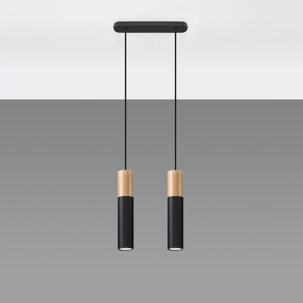 Lampa wisząca PABLO 2 czarna