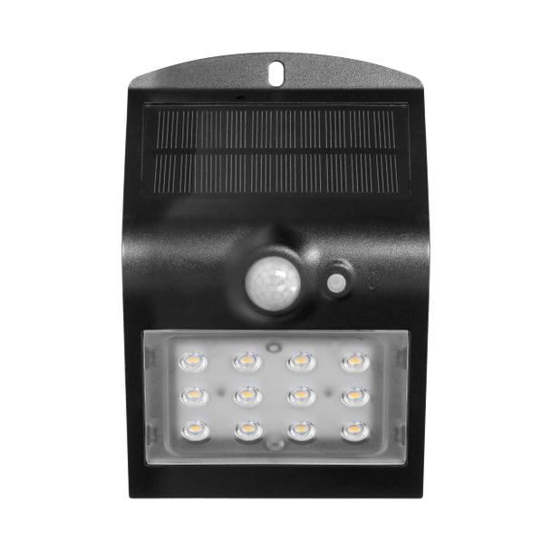 SILOE LED 1,5W, lampa solarna z czujnikiem ruchu 120st, 190lm, IP65, 4000K, 1200mAh, podwójne źródło AD-SL-6083BLR4 ORNO