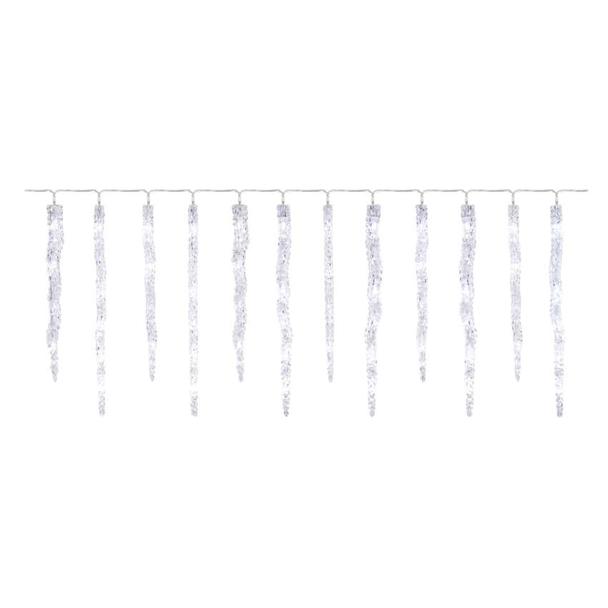Lampki świąteczne sopel 60 LED 3,6 m zimna biel IP44 DCPC07 EMOS