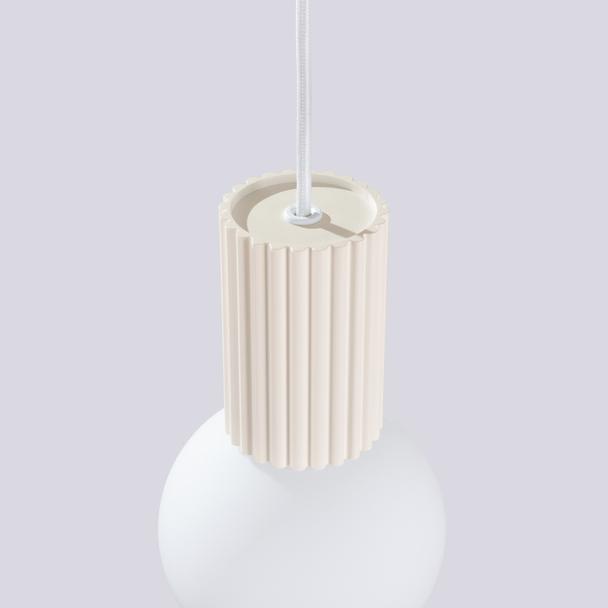Lampa wisząca HALO 1 beżowa