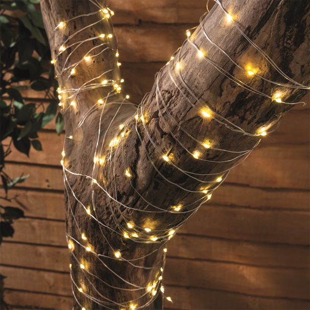 Girlanda solarna Micro Led ogrodowa oprawa 15m 150LED MILAGRO EKO0624 Milagro