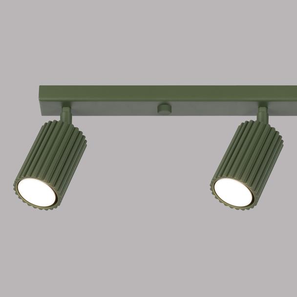 Sollux Plafon KARBON 4L zielony oliwkowy SL.1622