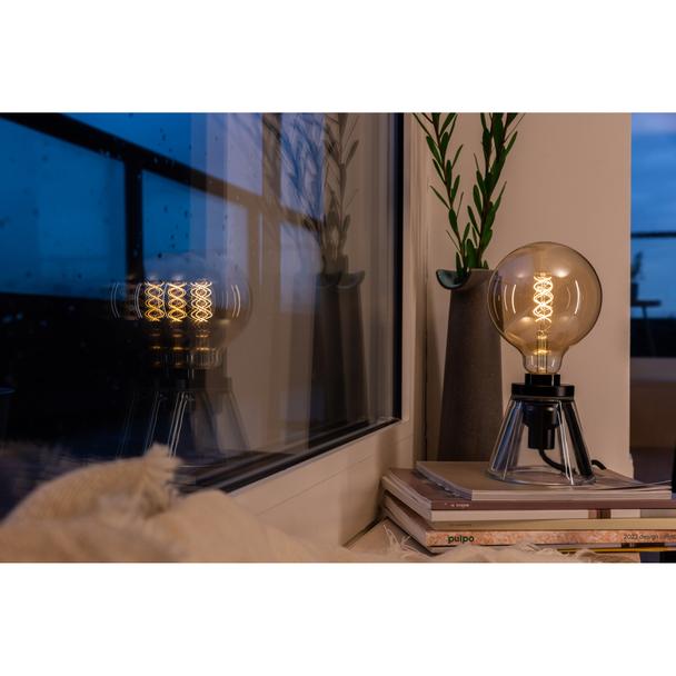 Lampa LED Vintage 1906 GOLD 125 dim 4,8W/822 szkło przezroczyste E27
